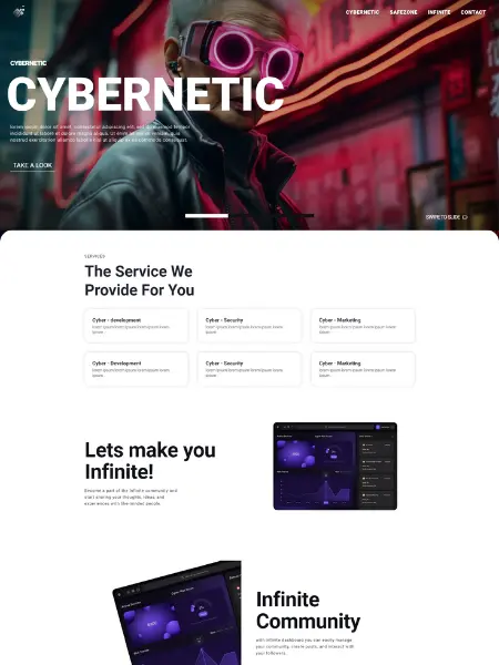 project-cybernetic-website-template